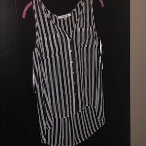 Forever 21 striped tank blouse